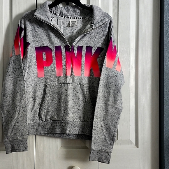 PINK Victoria's Secret Tops - Pink quarter zip